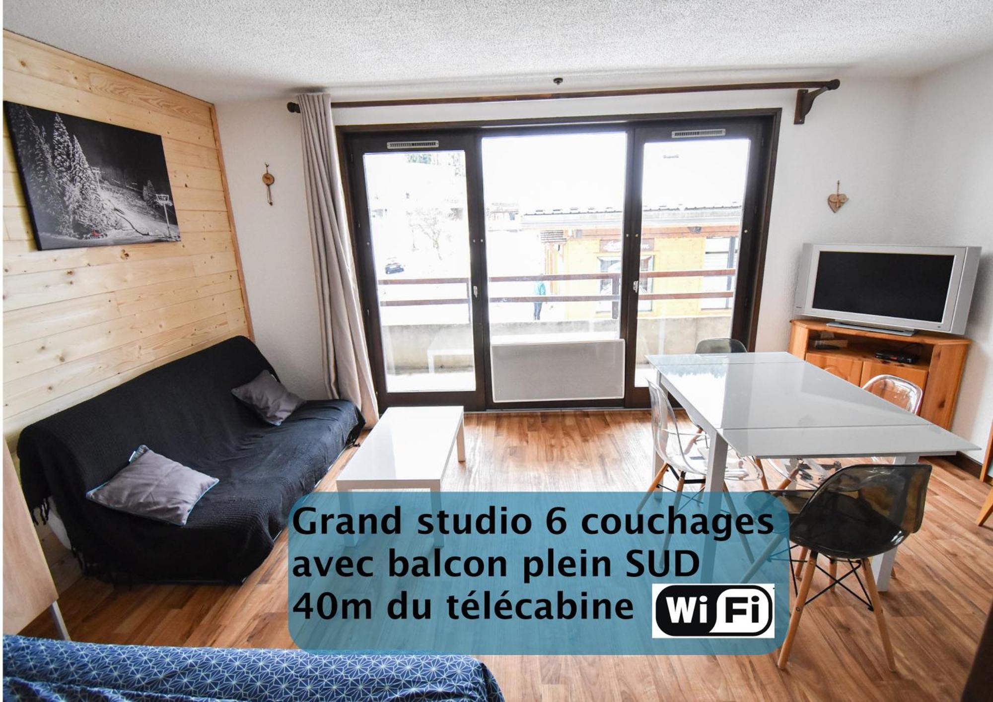 Le Relai S34 - Grand Et Lumineux Studio Avec Coin Montagne 4-6 Pers Avec Wifi, 50M Des Pistes, Grand Balcon Expose Sud, Draps Non Compris Сен-Жан-д'Ольп Экстерьер фото